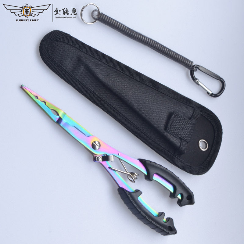 Saltwater Resistant Fishing Pliers with Split Ring Hook Removers