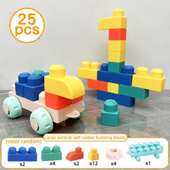 Large Soft Rubber Building Blocks Toy for Toddlers