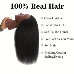 Real Human Hair Mannequin Head Cosmetology Practice Doll