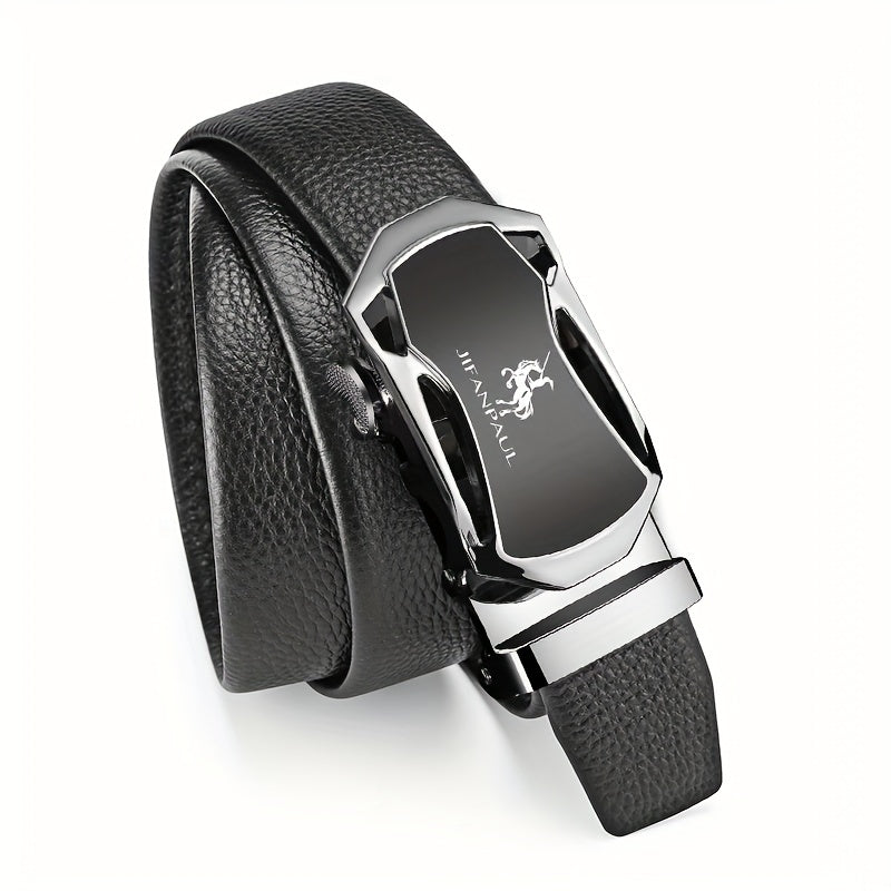Men's PU Leather Automatic Buckle Belt