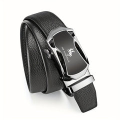 Men's PU Leather Automatic Buckle Belt