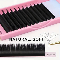 Self Fanning Auto Blooming Volume Lashes for C D Curl 8-16mm Mix