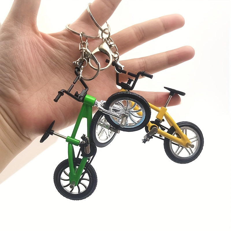 Alloy Bicycle Key Chain Keyring Bag Pendant