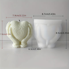 Love Silicone Soap Mold Heart Chocolate Ice Cube Mould Home Decor Wedding