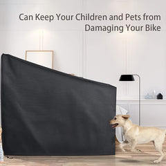 Indoor Exercise Bike Cover Waterproof and Dustproof Upright Bike Cover