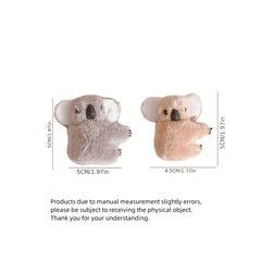 3D Plush Koala Hairpin Hair Claw for Girls