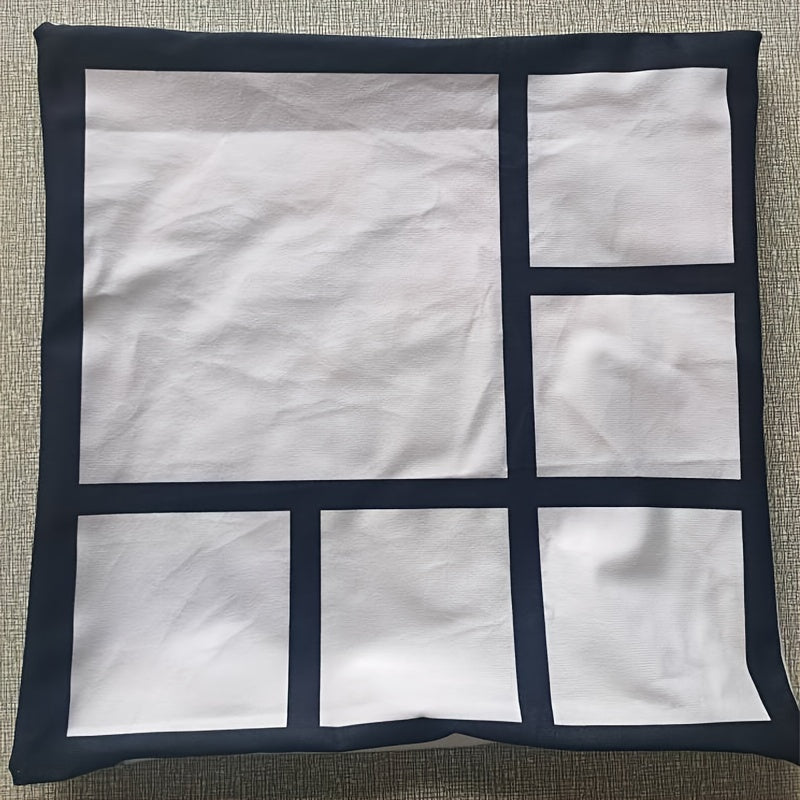 4pcs Plaid Printed Soft Short Plush Pillowcase for Camping
