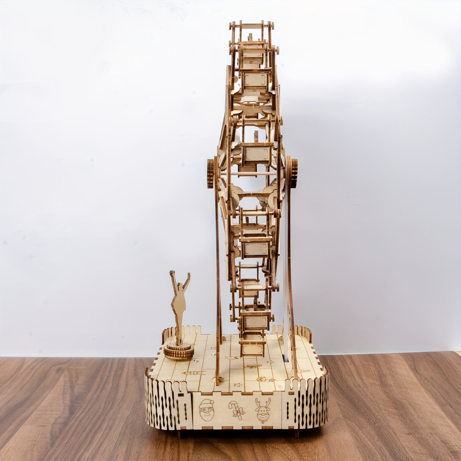 3D Wooden Ferris Wheel Puzzle Model