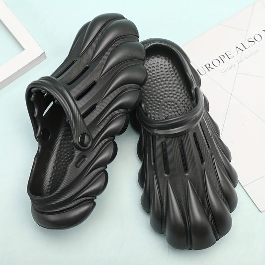 Men's Lightweight Comfy Garden Clogs Hollow Out Non Slip Shoes