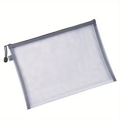 Nylon Mesh Pouch Cosmetic Bag Makeup Pencil Case Travel Bag