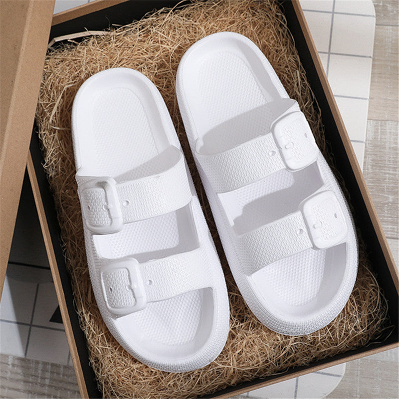 Platform Non-slip Slippers for Women - Indoor & Outdoor Open Toe Slides