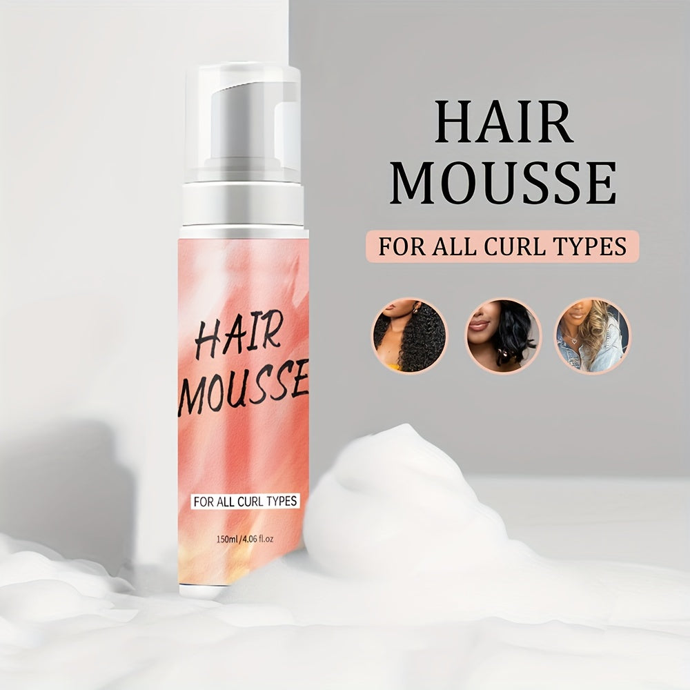 150ml Strong Hold Hair Mousse for All Curl Types