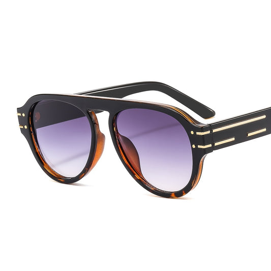 Vintage Oversized Round Sunglasses for Women