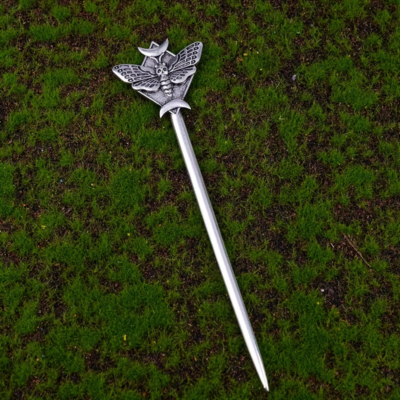 Death's Head Moth Hair Stick Metal Hairpin Halloween Hairpin