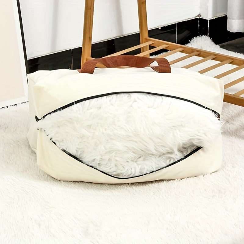 Canvas Quilt Storage Bag Dust-proof Sorting Storage Bag
