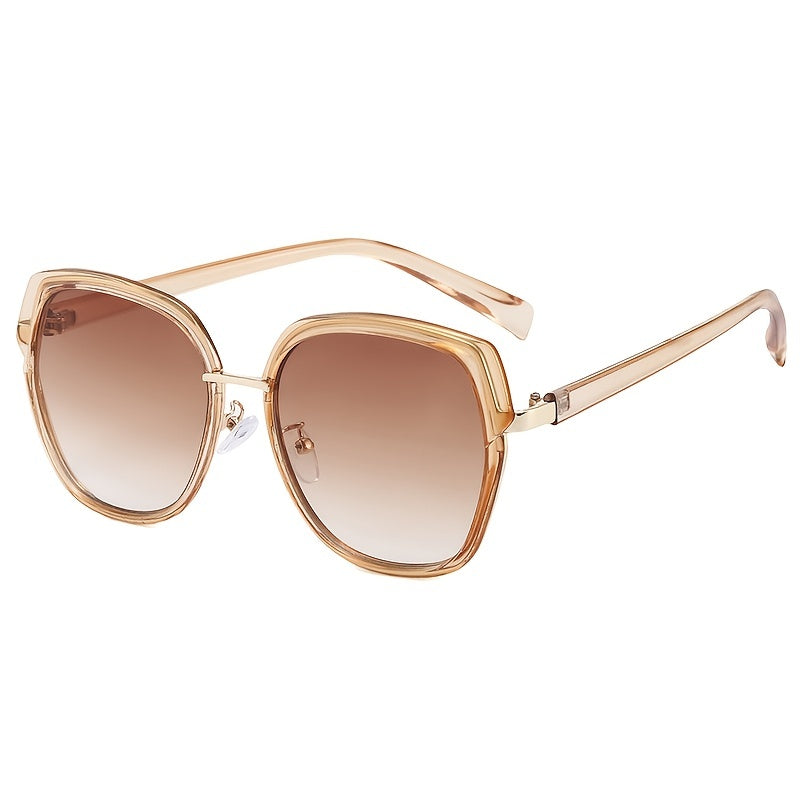 Polygon Women's Sunshade Sunglasses with Zipper Case