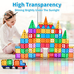 Magnetic Building Blocks 124pcs Learning Educational Toys