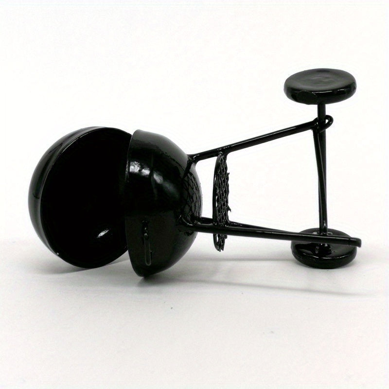 Mini Metal BBQ Grill Model Dollhouse Accessory with Realistic Detailing