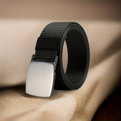 Men's Automatic Buckle Tape Belt Nylon Tactical Belt