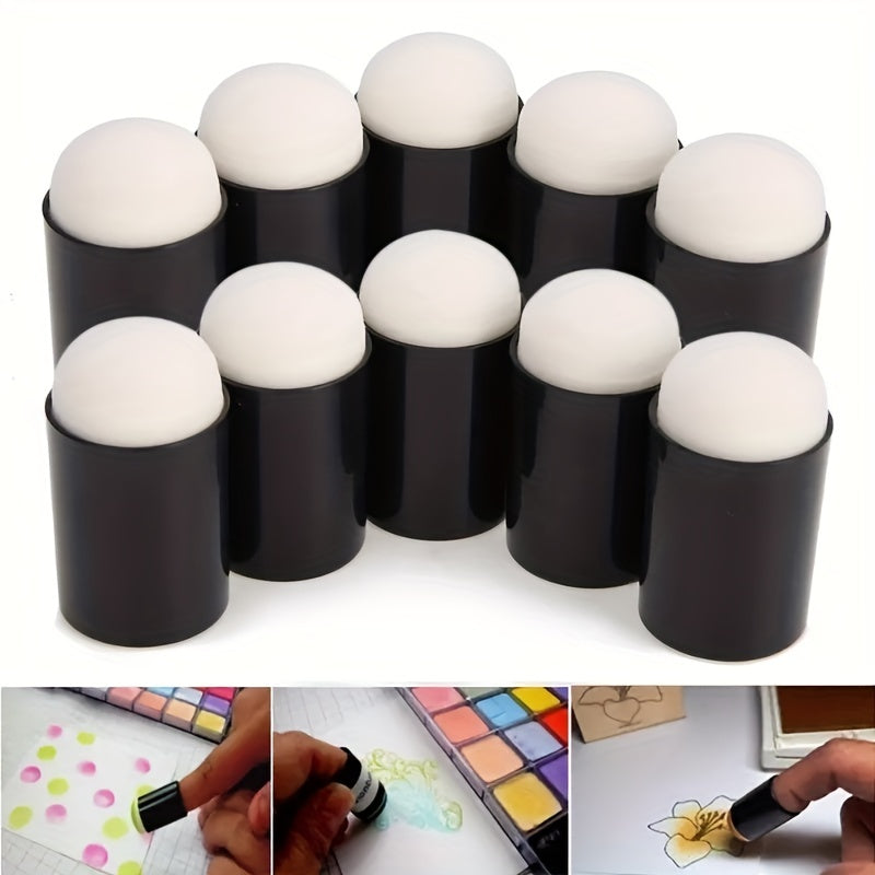 10pcs Sponge Finger Daubers Foam Tool for Finger Painting