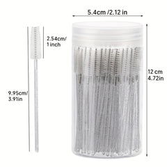 100pcs Crystal Mascara Eyelash Eyebrow Brushes Extensions & Mascara Use