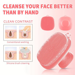 Silicone Face Scrubber Brush For Women Facial Cleansing Waterproof Skin Care