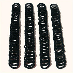 100pcs Seamless Hair Tie Ponytail Rope Elastic Hair Accessories