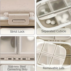 Portable Pill Box for Outdoor Camping Hiking Fishing