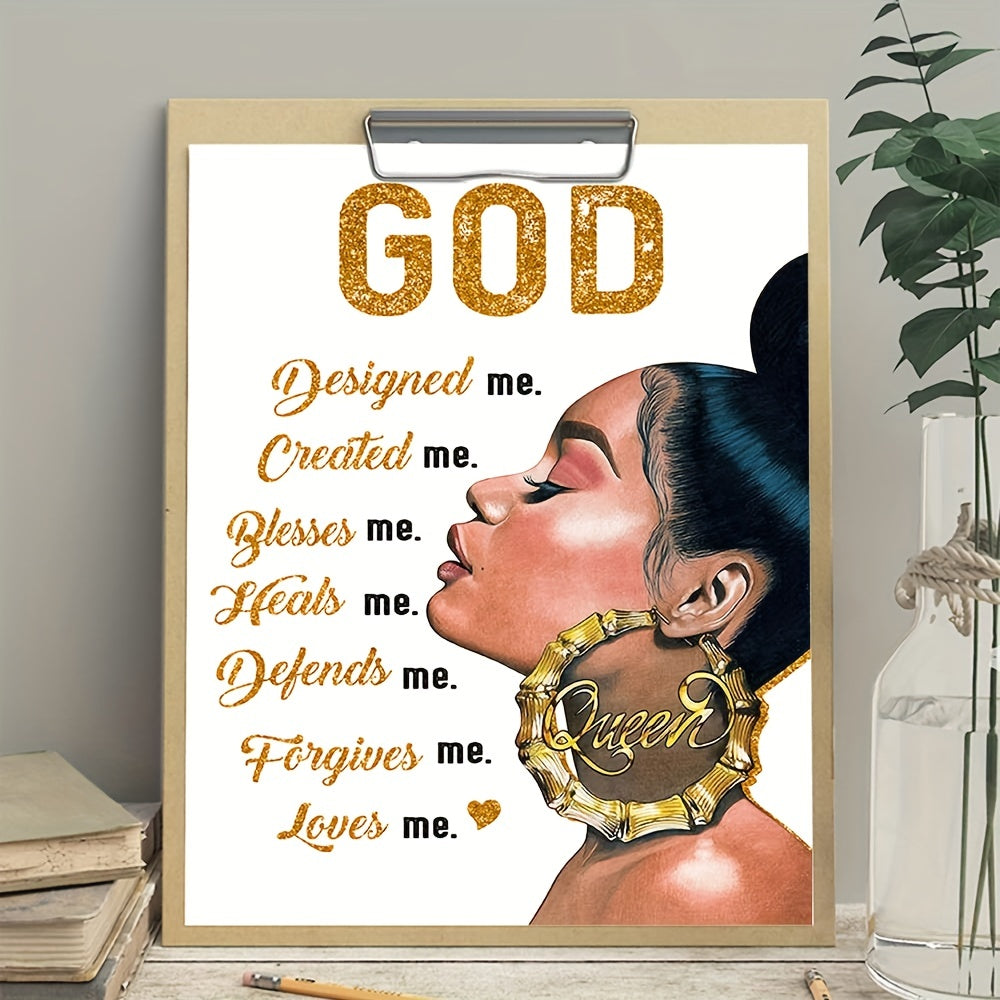 African American Christian Wall Decor Women Inspirational Art