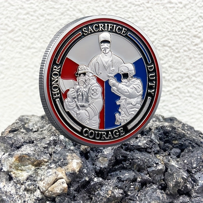 First Responders Courage Challenge Coin Gift for Collection