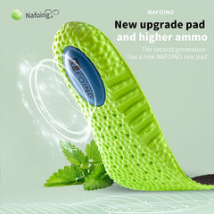 Ports Shock Absorption Insole Green Arch Support Orthopedic Shoes Pad