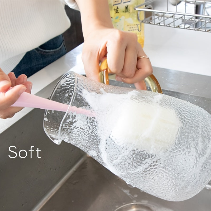 Sponge Bottle Brush Cup Brush Home Cleaning Supplies