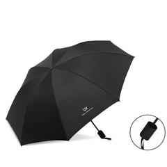 Bone Vinyl Umbrella Sunscreen Manual Folding Umbrella 96 Sun Protection