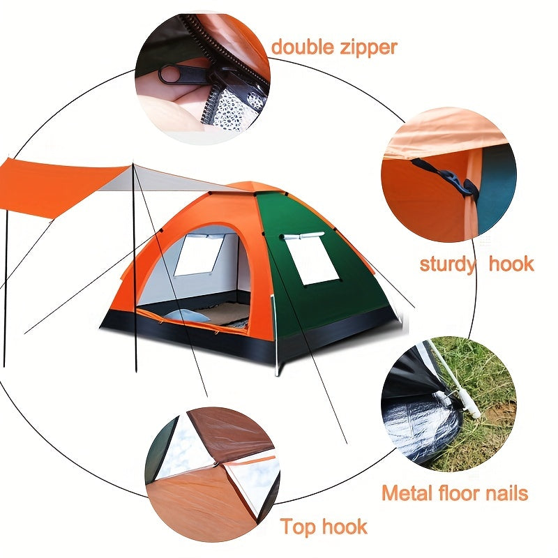 Waterproof 2 in 1 Camping Tent For Outdoor Hiking