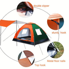 Waterproof 2 in 1 Camping Tent For Outdoor Hiking