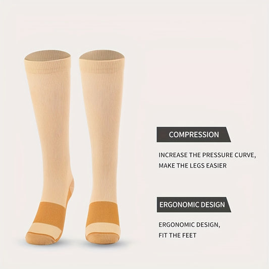 Copper Compression Socks for Women and Men 15-20 mmHg Graduated Compression