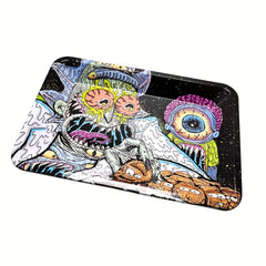 Metal Rolling Tray Fun And Gift Ideal Accessory For Home Or Travel 18.03cm X 11