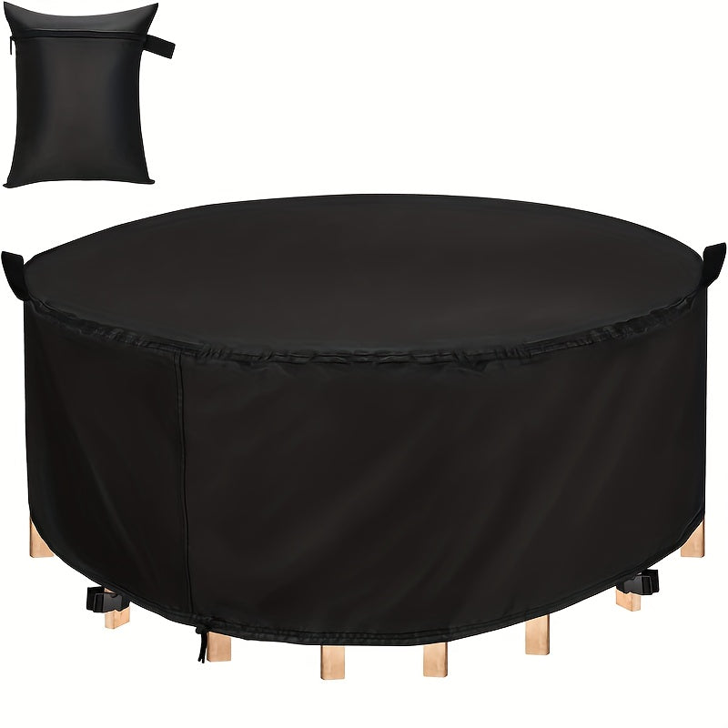 Round Patio Furniture Covers Waterproof Outdoor Table Chair Set Covers