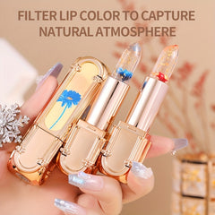 Long Lasting Jelly Lipstick Moisturizing Nourishing Lip Line Temperature Control