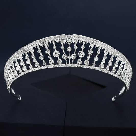 Crystal Tiara Hairband for Bride Wedding Party