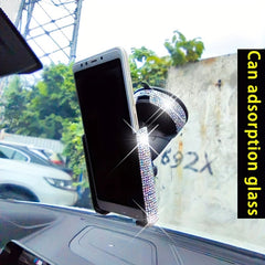 Diamond Studded Phone Holder Car Dashboard Ornament Car Accessories