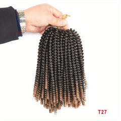 6pack 20 Spring Twist Crochet Braids Extensions 20 32cm Synthetic
