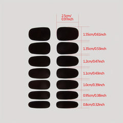 Retro Nail Polish Strips Self-Adhesive Gel Nail Wraps