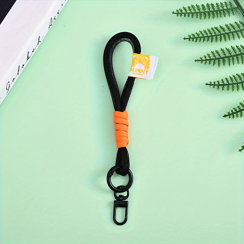 Nylon Braided Rope Keychain Keyring for Outdoor Camping