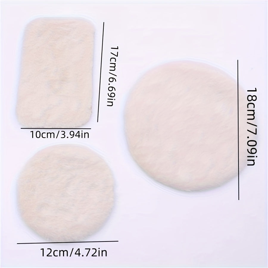 Mini Carpet Dollhouse Decoration Set - 3 Pieces