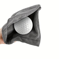 Golf Ball Cleaner Towel With Clips Golf Club Supplies