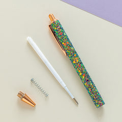 Sparkly Retractable Ballpoint Pen