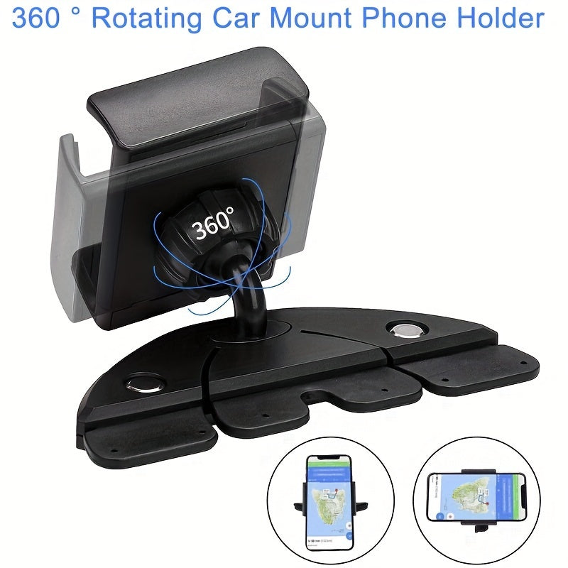 Universal Car Mount Phone Holder With 360&deg; Rotation