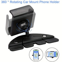 Universal Car Mount Phone Holder With 360&deg; Rotation