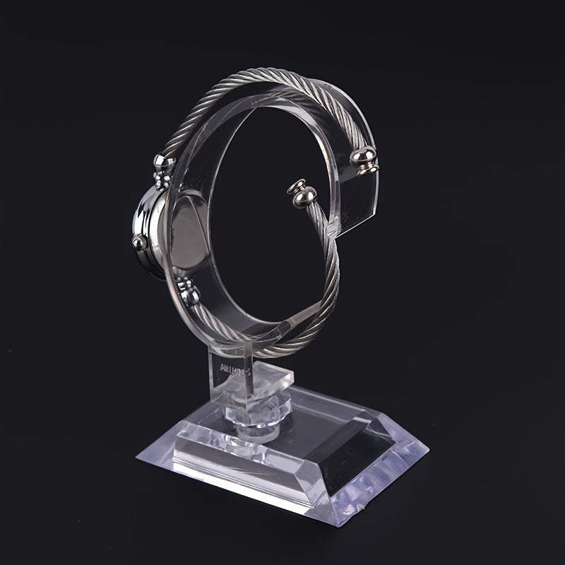 Transparent Watch Holder Wrist Watch Display Rack Holder Show Case Stand Tool